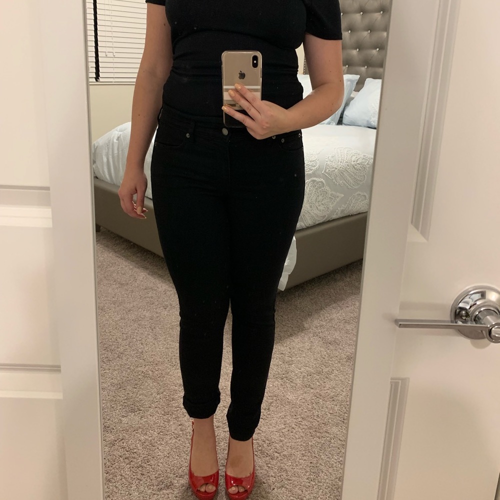 Ralph Lauren Skinny Jeans Black Sz 8!